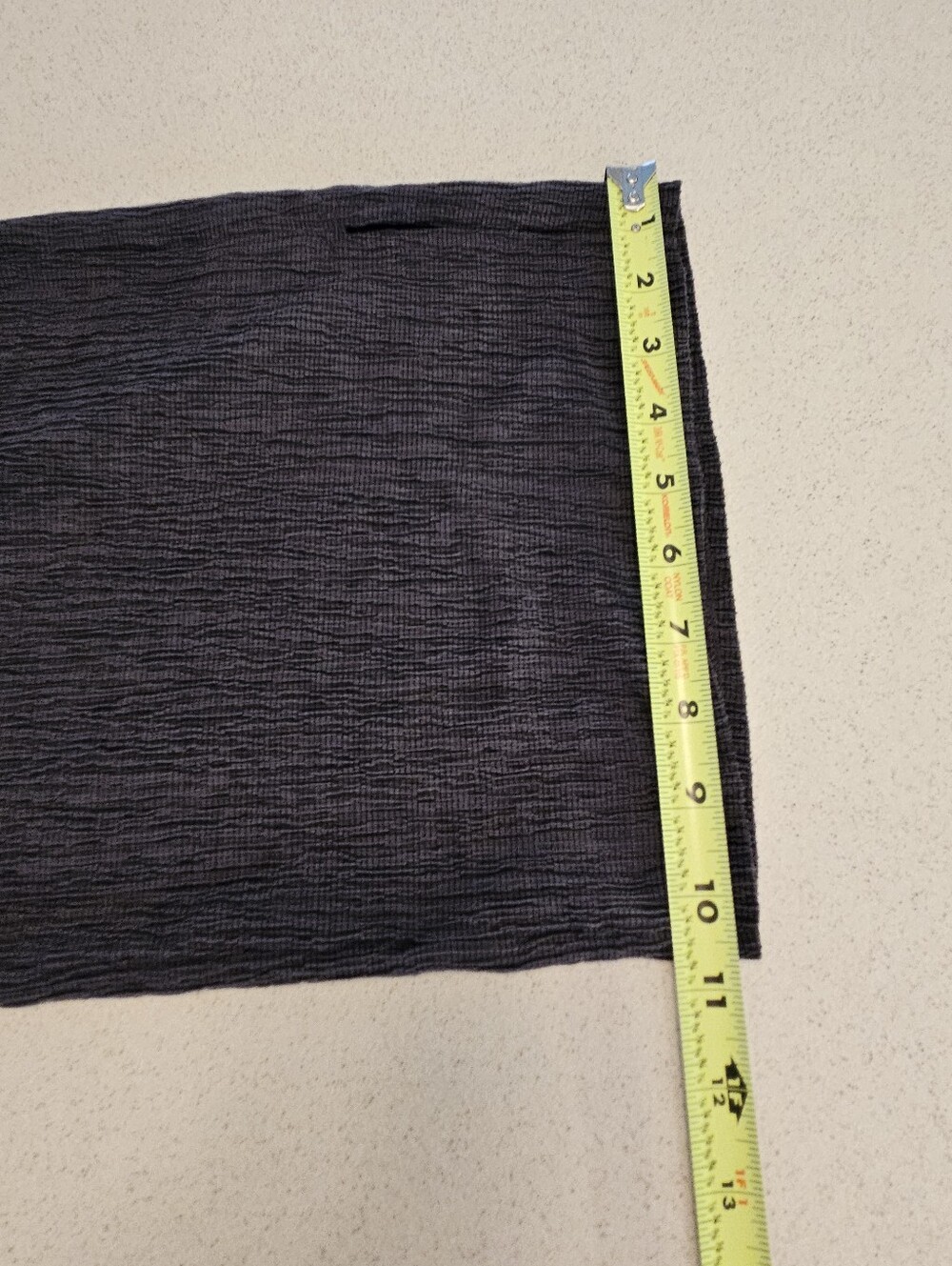 Eileen Fisher SZ S Petite Gray Crepe Pull On Relaxed Fit Pant Split Hem Baggy - Picture 10 of 12